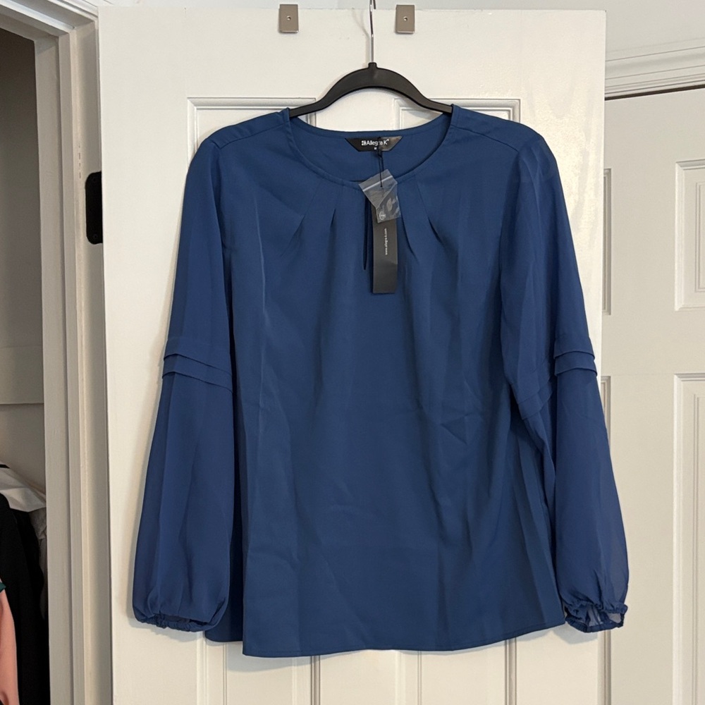 Deep Blue Blouse